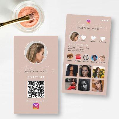 Influencer Photo Feed Grid Social Media QR Code