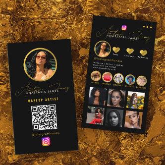 Influencer Photo Feed Grid Social Media QR Code