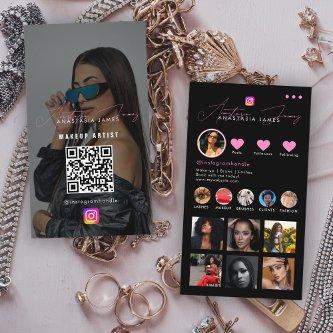 Influencer Photo Feed Grid Social Media QR Code