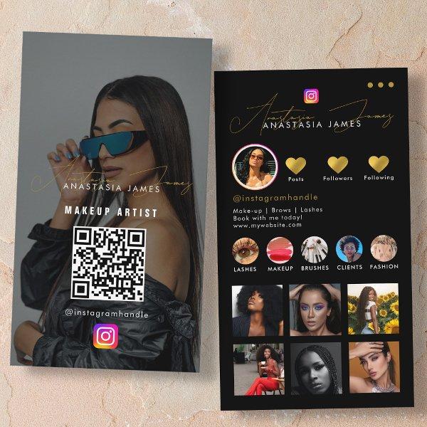 Influencer Photo Feed Grid Social Media QR Code
