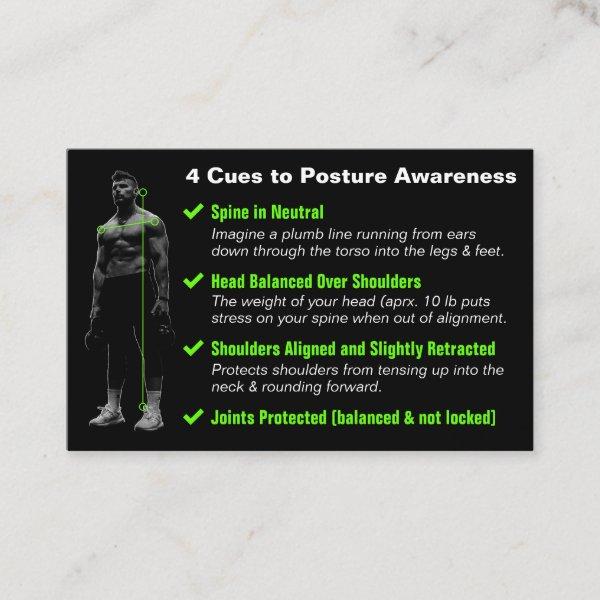 Injury Prevention Posture Awareness Cues Business