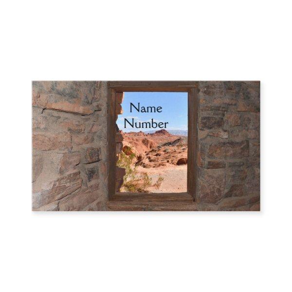 Inside cabin view of the Valley of Fire