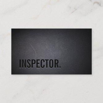 Inspector Dark Minimalist Black Bold