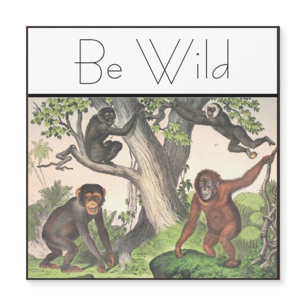 Inspirational Monkey Chimpanzee Vintage