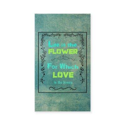 Inspirational Quote on Love and Life