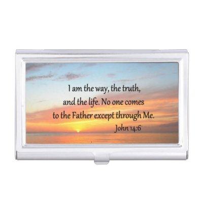 INSPIRING JOHN 14:6 SUNRISE PHOTO DESIGN  CASE
