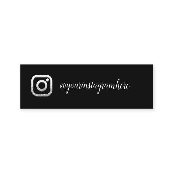 Instagra Social Media Logo Event Black White Gray Mini