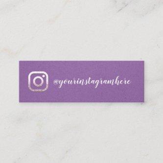 Instagra Social Media Logo Event Blog Rose Purple Mini