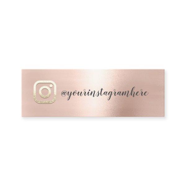 Instagra Social Media Logo Event Blog Skin Glitter Mini