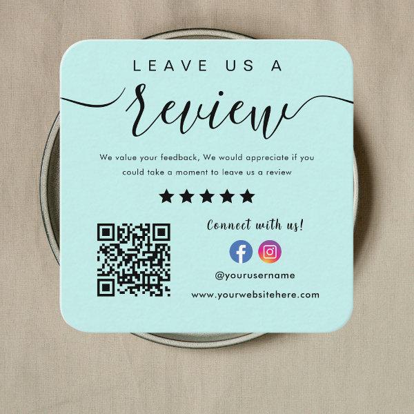Instagram Facebook Logo Qr Code Leave Us A Review Square