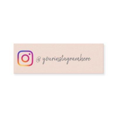 Instagram Influencer custom add your photo beige Mini