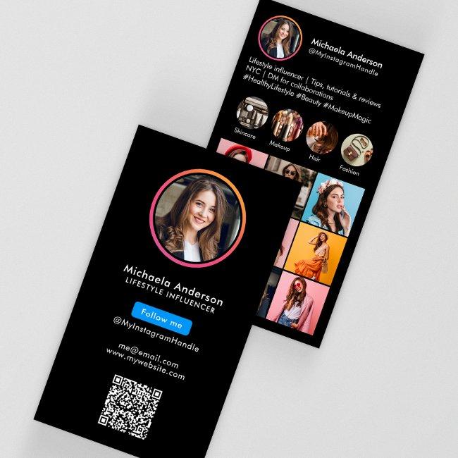 Instagram Influencer QR Code