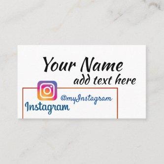 Instagram logo and photo any kind
