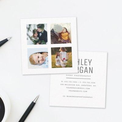 Instagram Photo Grid Modern Photographer Chic Square
