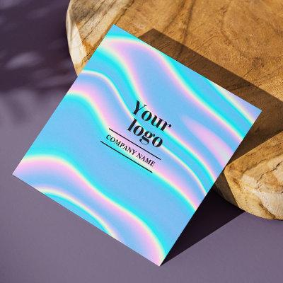 Instagram Qr Code Holographic Social Media Follow Square