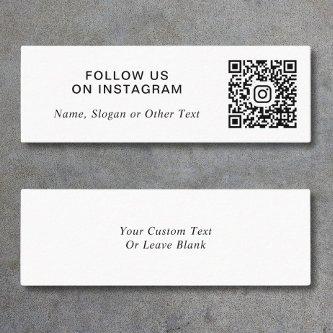Instagram QR Code Promotional Mini