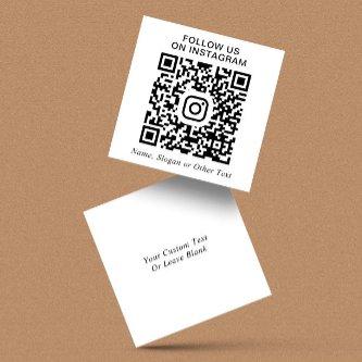 Instagram QR Code Promotional Square