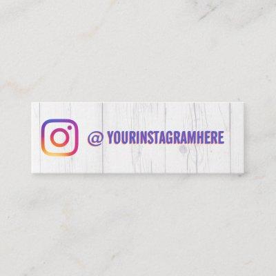 Instagram Social Media user name Mini