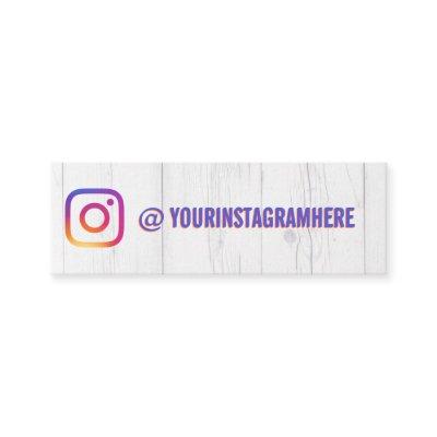 Instagram Social Media user name Mini