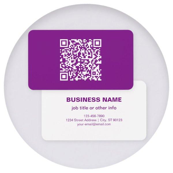 Instant QR code with Your Website URL | Purple