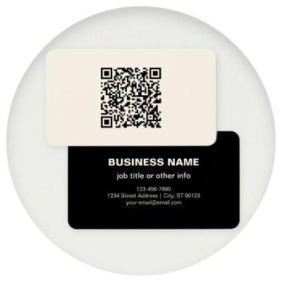 Instantly Create a QR Code | Editable Off White