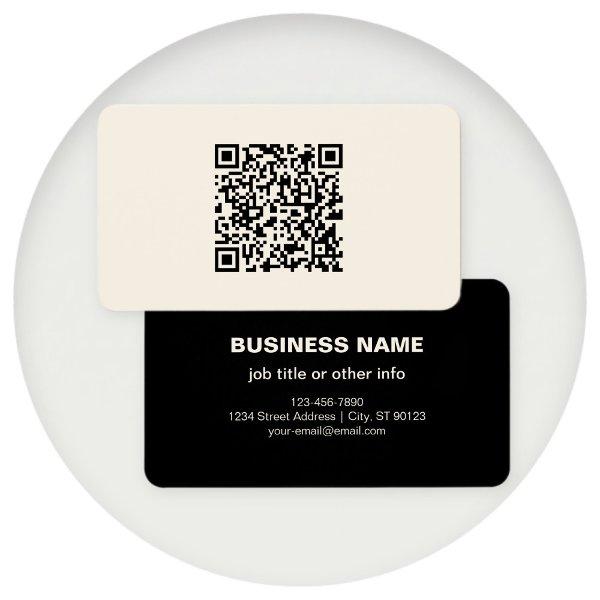 Instantly Create a QR Code | Editable Off White