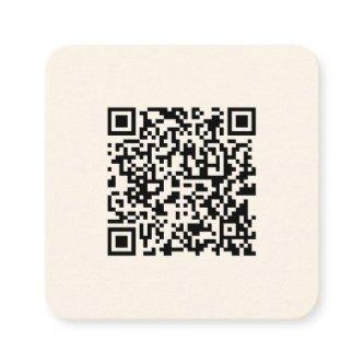 Instantly Create a QR Code | Editable Off White Square