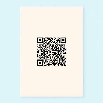 Instantly Create a QR Code | Editable Off White Table Number