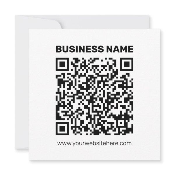 Instantly Create a QR code for Any Website Address Note Card