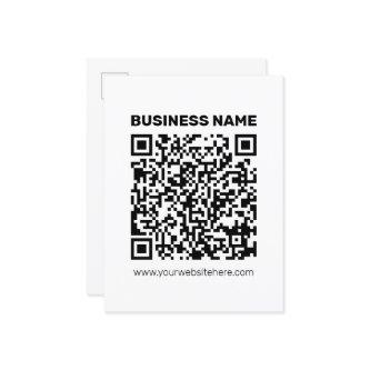 Instantly Create a QR code for Any Website Address Postcard