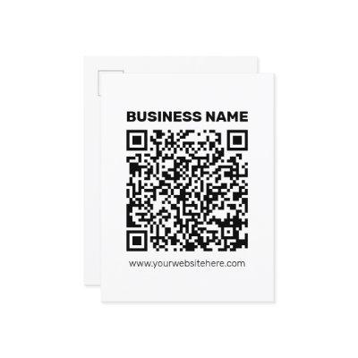 Instantly Create a QR code for Any Website Address Postcard
