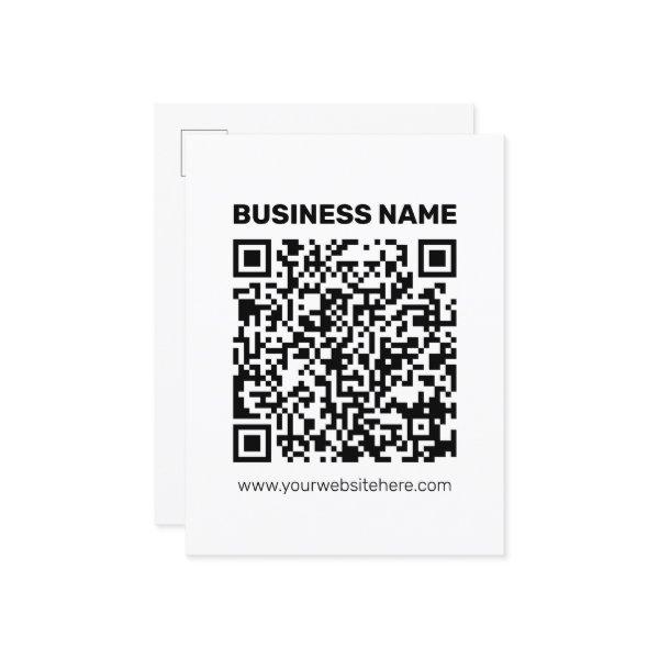 Instantly Create a QR code for Any Website Address Postcard