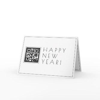 Instantly Create QR code | Stylish Happy New Years Card