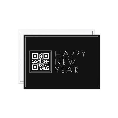 Instantly Create QR code | Stylish Happy New Years Card