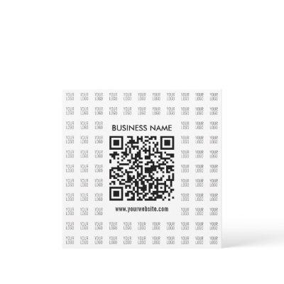 Instantly Create Scannable QR code & Logo Pattern Note Card