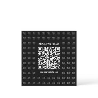 Instantly Create Scannable QR code & Logo Pattern Note Card