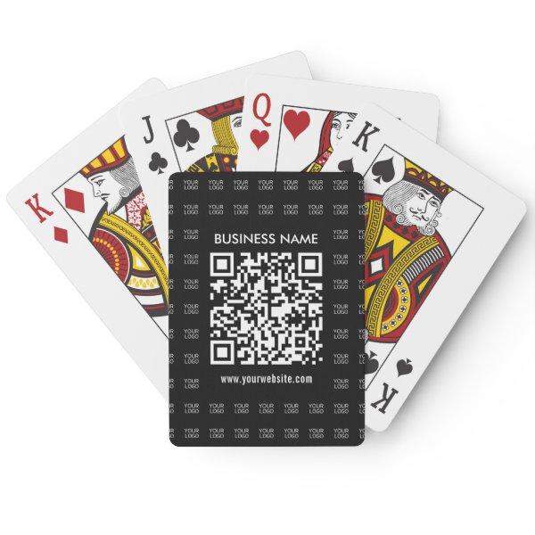 Instantly Create Scannable QR code & Logo Pattern Poker Cards