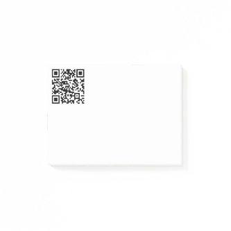 Instantly Created QR Code (by entering your URL) Post-it Notes