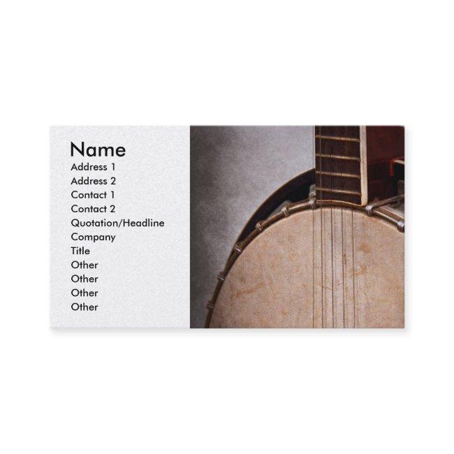Instrument - String - A typical banjo