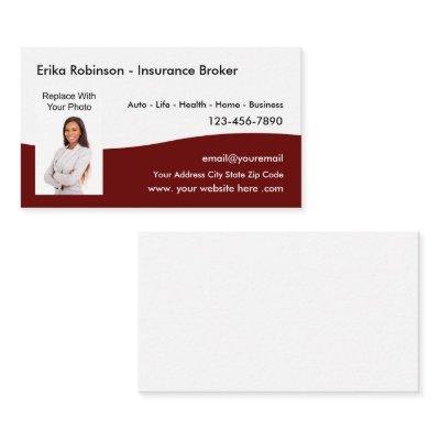 Insurance Agent Photo  Template