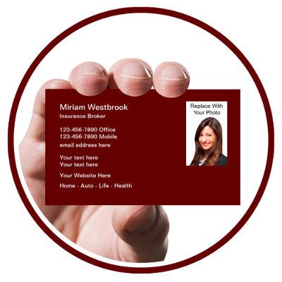 Insurance Agent Photo Template