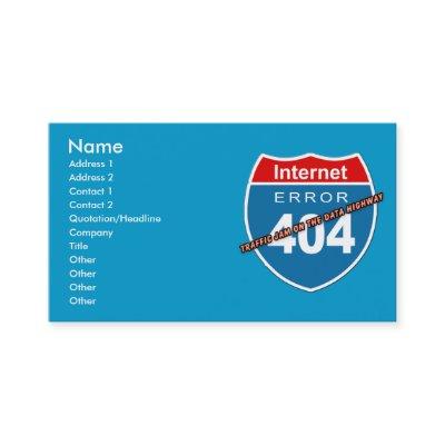 Internet Error 404