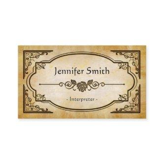 Interpreter - Elegant Vintage Antique