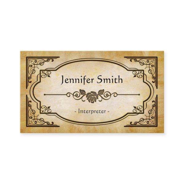 Interpreter - Elegant Vintage Antique