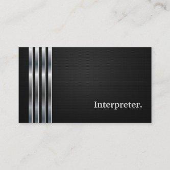 Interpreter Professional Black Silver