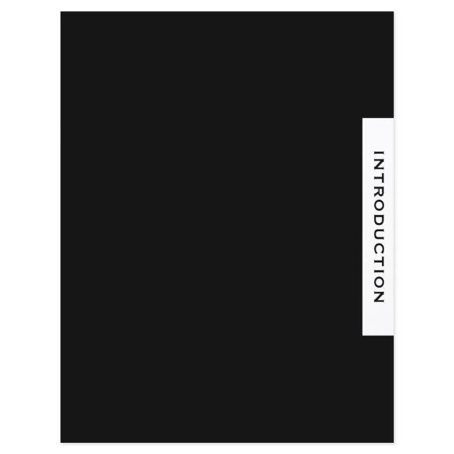 Introduction | Presentation Divider | Black