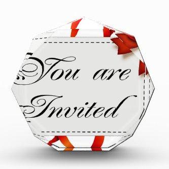 Invitation card >> You Are Invited Acrylic Award