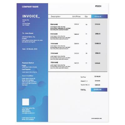 Invoice template