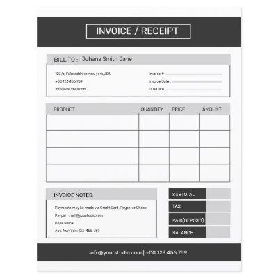 Invoice template