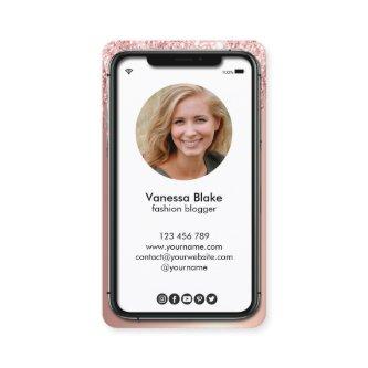 iPhone cell phone instagram blogger rose gold drip